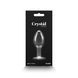 Стеклянная анальная пробка NS Novelties Crystal - Desires - Red Heart - Medium